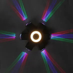 Накладной светильник Reluce  08231-9.2-007U LED4W+6*3W RGB BK