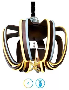 Подвесная люстра Ambrella Double 2 FL114