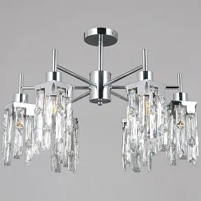 Люстра на штанге ILLUMICO  IL3601-6CSQ-26 CR DS