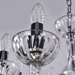 Подвесная люстра Bohemia Ivele Crystal Ivele Crystal 3 1310/8/165 Ni Cl/Clear/M-1H