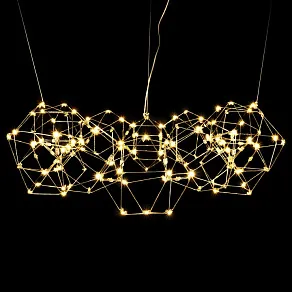 Подвесная люстра O-LUCE Bjork круглая без вставок 11810-4