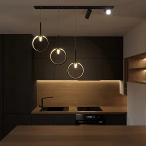 Подвесной светильник Eurosvet Verge 90249/5 черный