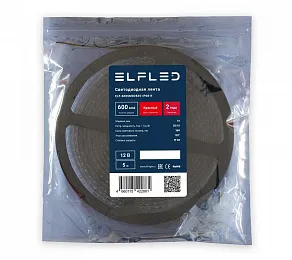 Лента светодиодная ELFLED  ELF-600SMD2835-IP68-R