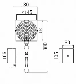 Бра Maytoni Leaf H425-WL-01-G