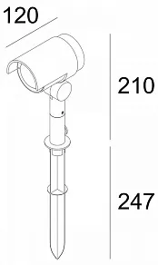 Наземный низкий светильник Deko-Light Keid II 732095