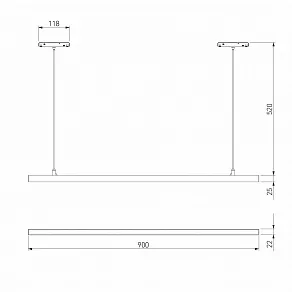 Подвесной светильник Elektrostandard Slim Magnetic a064802