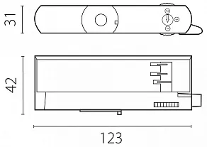 Переходник для трека Lightstar Asta 594037