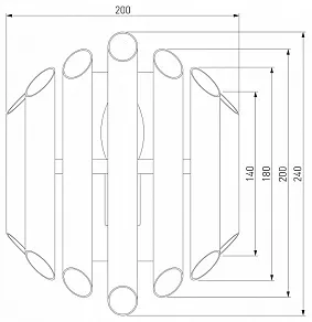 Накладной светильник Bogate's Castellie 361/1
