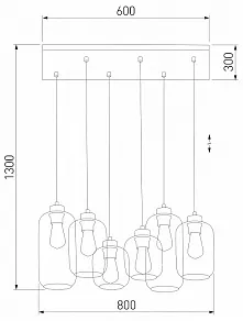 Подвесной светильник TK Lighting Marco 3328 Marco Green