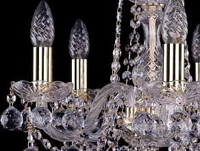 Подвесная люстра Bohemia Ivele Crystal 1402 1402/5/141/G/Balls