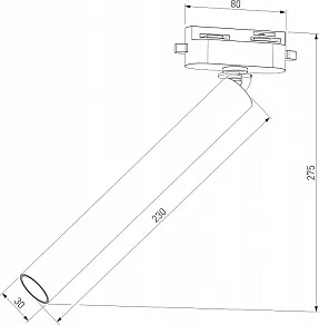 Светильник на штанге Elektrostandard Pika a065273