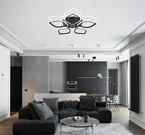 Потолочная люстра Natali Kovaltseva REAL LED LAMPS 81200 BLACK