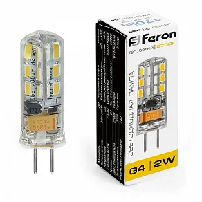 Лампа светодиодная Feron Saffit LB-420 G4 2Вт 2700K 25858