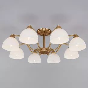 Люстра на штанге Eurosvet Carissa 30172/8 античная бронза