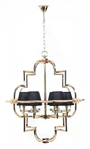 Подвесная люстра LUMINA DECO Baltimore LDP 8020-6 GD+BK