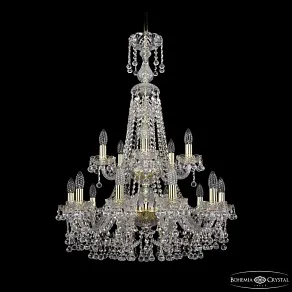 Подвесная люстра Bohemia Ivele Crystal 1409 1409/10+5/240/XL-91/2d G
