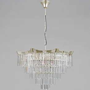 Подвесная люстра ILLUMICO LYRA IL3575-8+4PSQ-24 GD LYRA