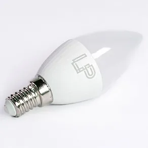 Лампа светодиодная LEDS POWER C37 E14 6Вт 3000K 006666