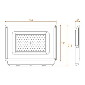 Настенно-потолочный прожектор Wolta WFL-100W WFL-100W/06
