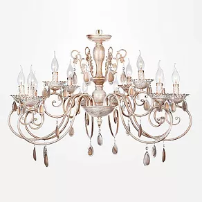 Подвесная люстра Eurosvet Galatea 10009/12 белый с золотом