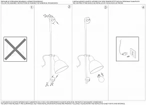 Бра Ideal Lux Shower SHOWER AP1 BIANCO