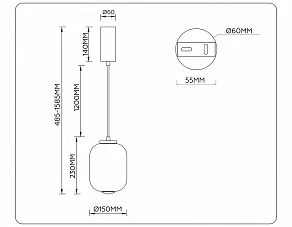 Подвесной светильник Ambrella Light LH LH11031