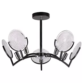 Люстра на штанге Imex MD.51382 MD.51382-5-P  BCH+BK