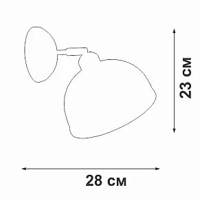 Бра Vitaluce V1875 V1875-1/1A