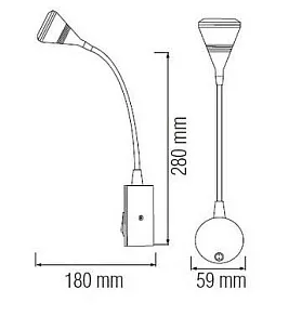 Подсветка для зеркала Horoz Electric  HRZ00002176