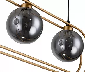 Подвесной светильник Indigo Spazio 11017/3P Gold