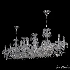 Подвесная люстра Bohemia Ivele Crystal 1453 1453/18/195/1500 Ni