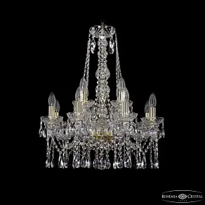 Подвесная люстра Bohemia Ivele Crystal 1413 1413/8+4/200/h-66 G