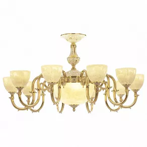 Подвесная люстра Bohemia Ivele Crystal 7203 72203P/10/300 G P1 U Rose