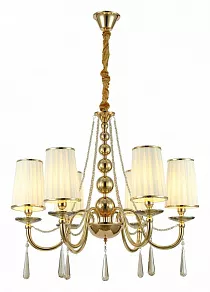 Подвесная люстра LUMINA DECO Fabione LDP 1200-6 F.GD