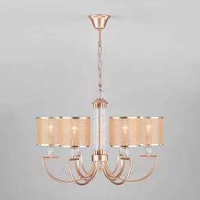 Подвесная люстра Eurosvet Licata 60099/6 перламутровое золото