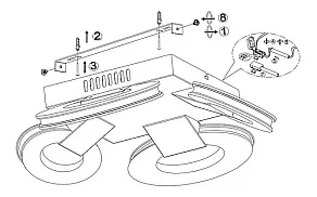 Потолочная люстра Globo Andalucia 41110-4