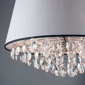 Подвесной светильник Eurosvet Opera 10092/5 хром/прозрачный хрусталь Strotskis