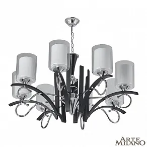 Подвесная люстра Arte Milano Florentia-9167 309167/8 Bk/Ni