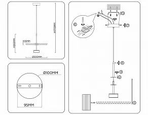 Подвесной светильник Ambrella Light LH LH72603