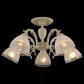 Люстра на штанге Natali Kovaltseva 79010 79010/5C BEIGE GOLD