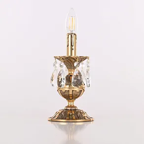 Настольная лампа декоративная Bohemia Ivele Crystal AL77 AL77500L/1-23 GB
