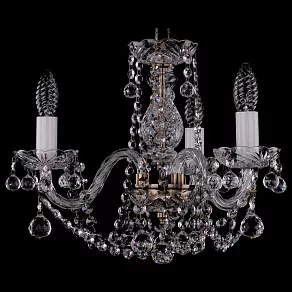 Подвесная люстра Bohemia Ivele Crystal 1402 1402/3/141/Pa/Balls