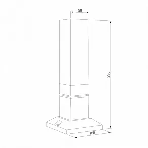 Наземный низкий светильник Elektrostandard  1536 TECHNO LED
