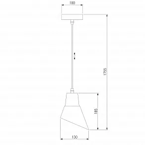 Подвесной светильник Eurosvet Nook 50069/1 розовый