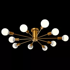 Потолочная люстра Natali Kovaltseva Loft LOFT 79014/10С GOLD
