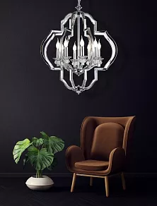 Подвесная люстра LUMINA DECO Cesaro LDP 17078-8 CHR