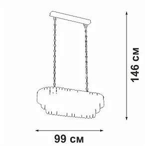 Подвесная люстра Vitaluce V5353 V5353-8/19