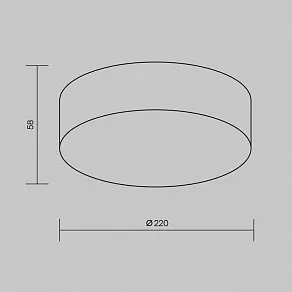 Накладной светильник Maytoni Zon IP O431CL-L30W3K