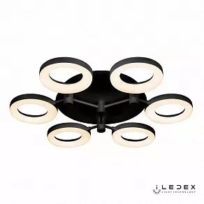 Потолочная люстра iLedex Jomo FS-014-X6-(B) 72W BK