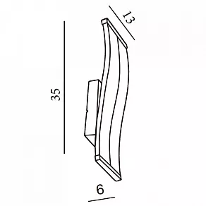 Накладной светильник Azzardo Bertone wall AZ1291